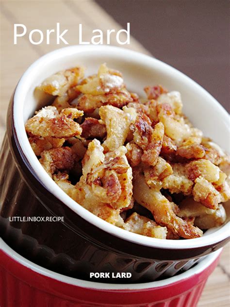 Little Inbox Recipe ~eating Pleasure~ Pork Lard Air Fryer Recipe
