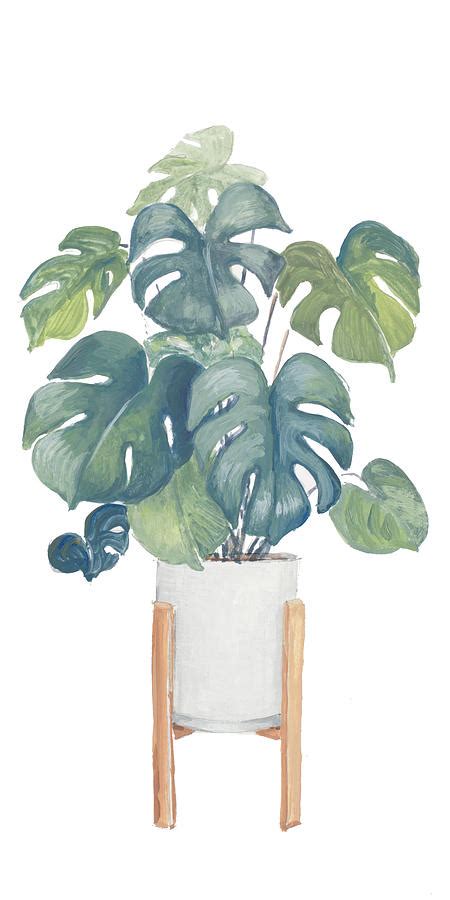 Monstera Deliciosa Painting By Lanie Loreth Pixels