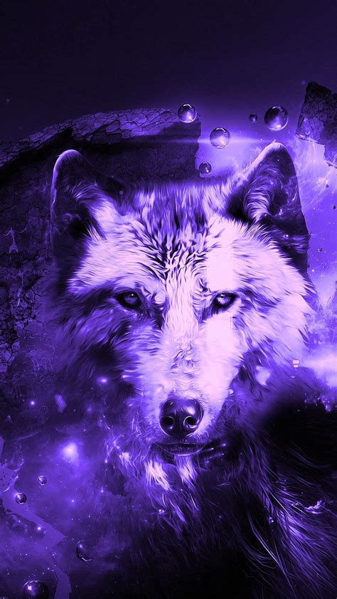 Cool Wolf Iphone X Purple Wolf Hd Phone Wallpaper Pxfuel