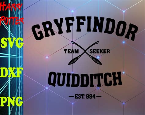 Gryffindor Quidditch Svg Hp Bundle Svg Harry Potter Svg Etsy