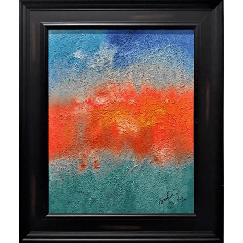Original Oil Painting Abstract 12 16x20 Includes Frame