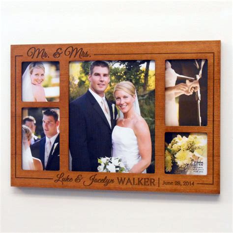 Personalized Wedding Collage Picture Frame Wedding Collage Wedding