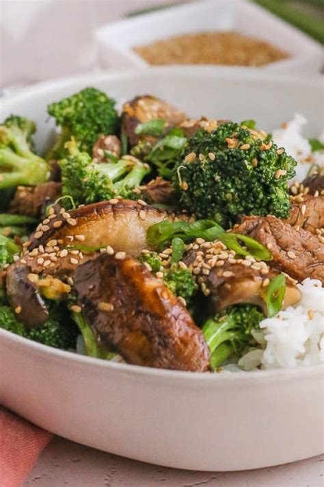 Beef And Broccoli With Mushrooms Mushroom Recipes