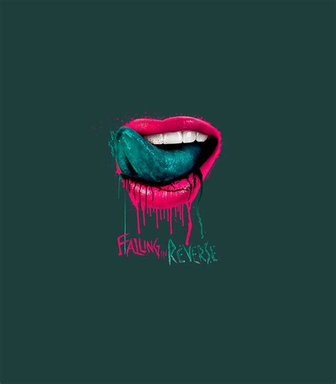 Falling In Reverse Lips Logo Official Merchandise Digital Art By Renitu