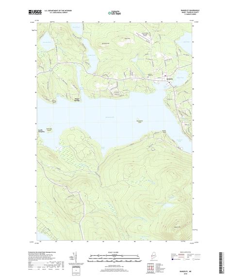 Mytopo Rangeley Maine Usgs Quad Topo Map