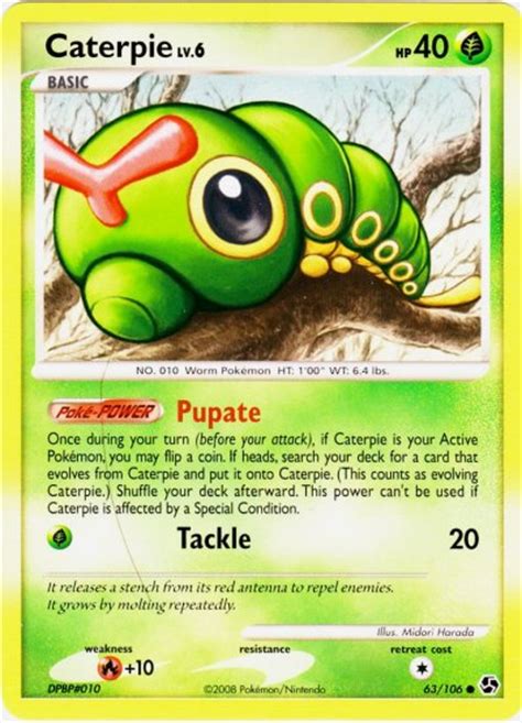 Jump to navigationjump to search. Serebii.net TCG Great Encounters - #63 Caterpie