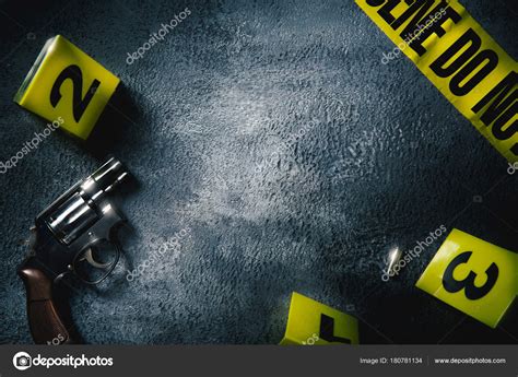 Crime Scene With Dramatic Lighting — Stock Photo © Fergregory 180781134