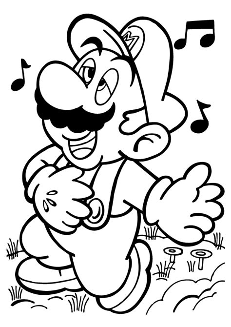 All your 100 mario coloring pages free! Mario Bros Coloring Page - Coloring Home