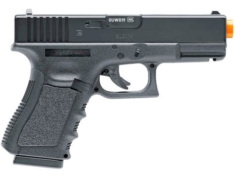 Glock 19 Gen 3 Airsoft Pistol 6mm Bb Co2 Powered Semi Automatic Black