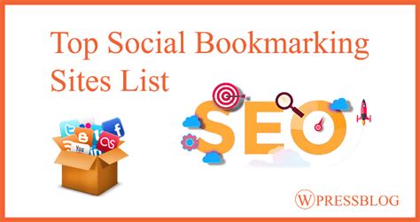 Top Free Social Bookmarking Sites List For High Pr Do Follow