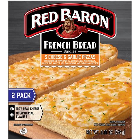 Red Baron Frozen Cheese And Garlic Pizza 880 Oz 2 Ct