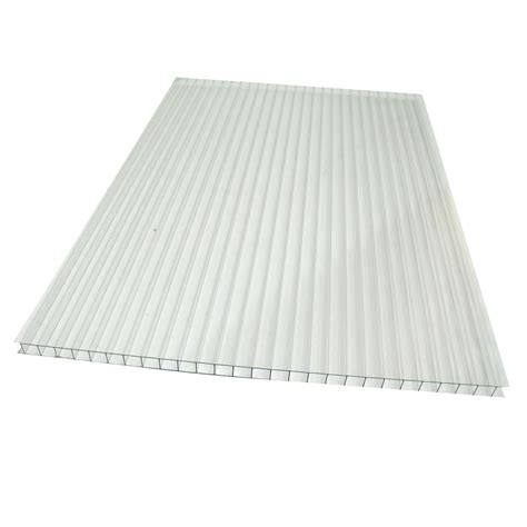 10mm Clear Twinwall Polycarbonate Sheet 700mm Roofing