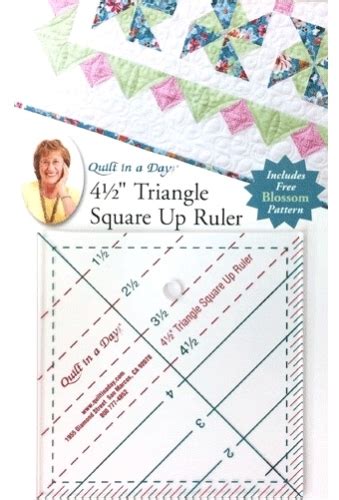 45 Triangle Square Up Ruler By Quilt In A Day 735272020431 Rulers