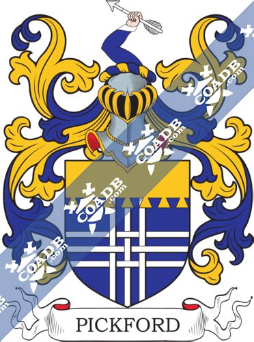 The highest level of chola known to the mexican community. Pickford Family Crest, Coat of Arms and Name History