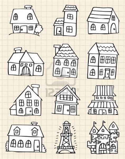 How To Draw A Drawing Cute House Step By Step Tutorial