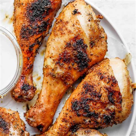 Grilled Chicken Legs Dry Rub The Wooden Skillet