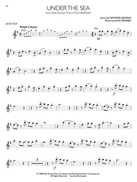 Disney Solos For Alto Sax Play Along With A Full Symphony Orchestra