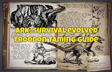 Ark Update 253 Troodon Taming Guide Ark Survival Evolved