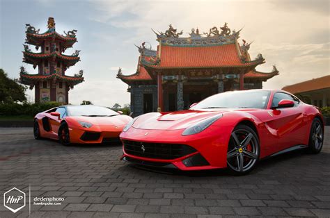 Wallpaper Wednesday Bali Exotic Duo Ferrari F12 And Aventador