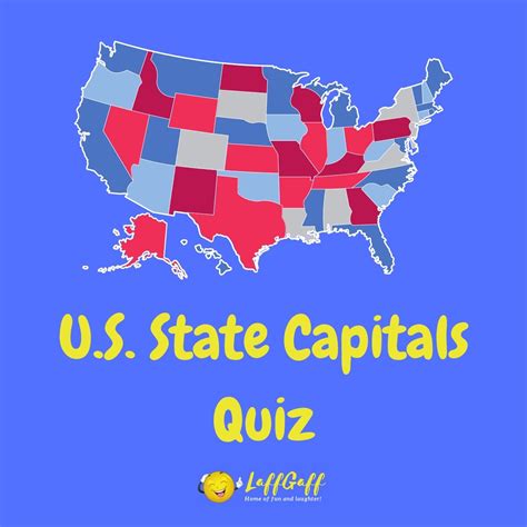 Fun Free U S State Capitals Quiz Laffgaff