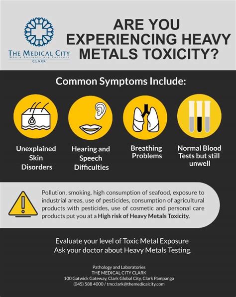 Are You Experiencing Heavy Metals Toxicity The Medical City Clark