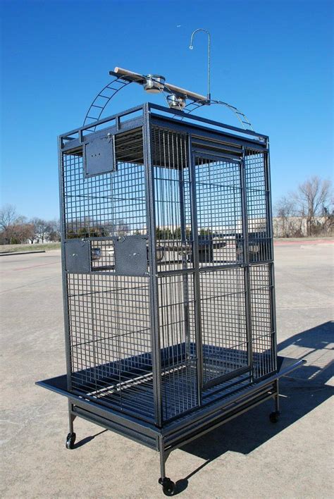 XX Large 40"x30"x72"H Parrot Cage For Macaw Afric