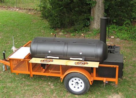 Custom Outdoor Kitchen Bbq Smoker Trailers And Cooling Trailer