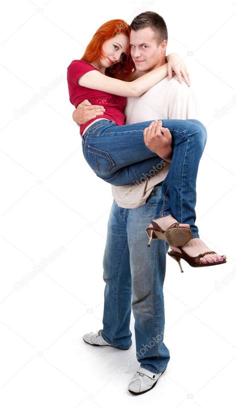 Man Carrying Woman In His Arms — Stock Photo © Photomak 3932610