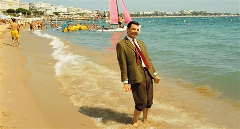 Mr Bean At The Beach