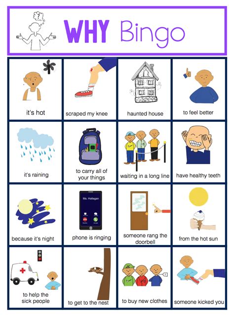 Why Questions Speech Therapy Worksheets
