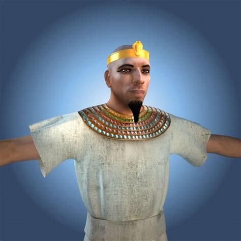 3d model pharaoh