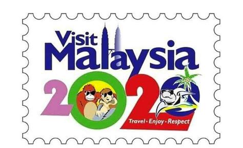 Logo tahun melawat malaysia 2020. Logo Baru Tahun Melawat Malaysia 2020 Ciplak Stok Grafik ...