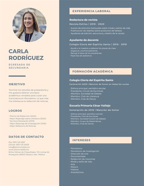 Saber hacer un curriculum vitae y destacar tus competencias, son dos elementos claves para vender correctamente tu perfil y saber captar la atención de los reclutadores. Crea un Currículum Vitae online gratis en minutos | Canva