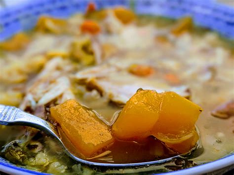 Dutch oven baked thanksgiving turkey. Chicken and Papaya Soup | Kosher Cowboy Recipes
