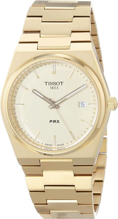 Tissot T Classic Prx Mm Unisex Watch Gold Lupon Gov Ph