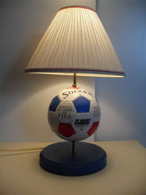 Maybe you would like to learn more about one of these? Vintage1980's Soccer Ball Table Lamp by NotSoAntique on ...
