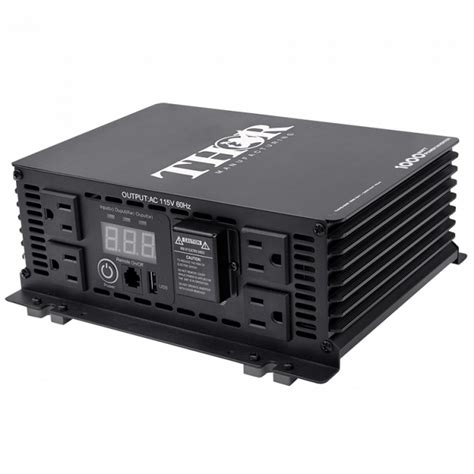 Ic1 ne555 is wired as an astable multivibrator operating at a frequency of 100hz and it can be adjusted using the preset r1. Thor 1,000 Watt Power Inverter (12V to 120V)