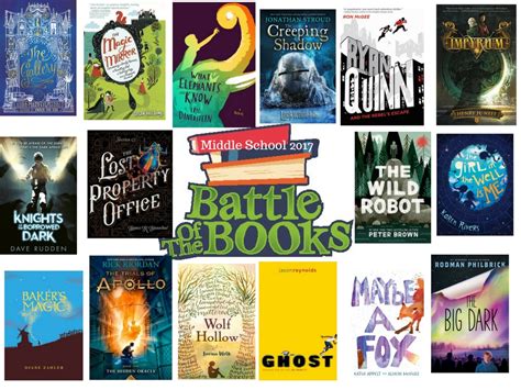 Battle Of The Books 2017 Middle School Bracket Augusta Memorial