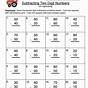 Subtraction Worksheets 2 Digit No Regrouping