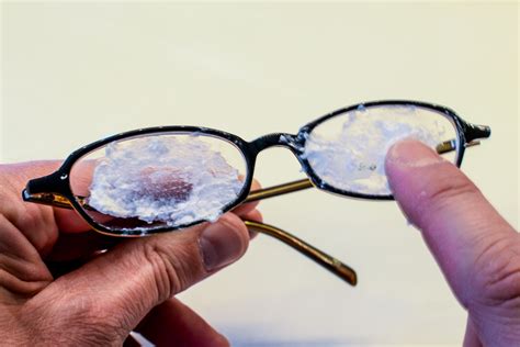Feb 24, 2016 · because the heat of the sun can make the cleaning solution dry too quickly, thus leaving streaks on the glass. How to Remove Scratches From Eyeglasses | LIVESTRONG.COM