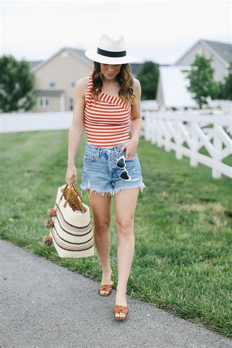 Pool Day 4th Of July Outfit Ideas Alittlebitetc Summer Fashion