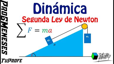 Dinámica Ejercicio 3 Segunda Ley De Newton Progmeneses Youtube