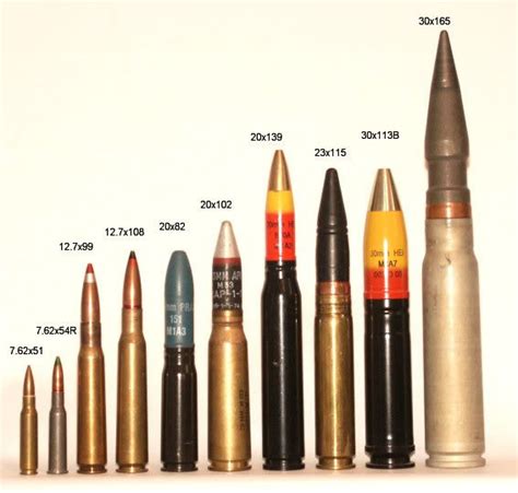 Bullet Comparison Large Caliber Tank Busters One Of The Best Round