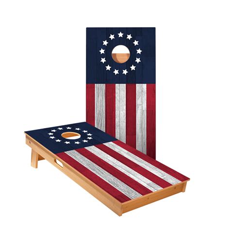Liberty Stars Tabletop Cornhole Board Set Sports And Outdoor Recreation