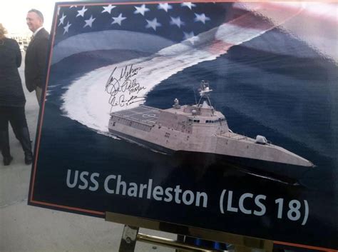 Uss Charleston Navys Newest Littoral Combat Ship Christened In