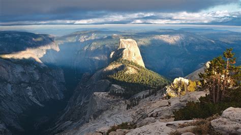 Yosemite National Park Half Dome Nature Landscape