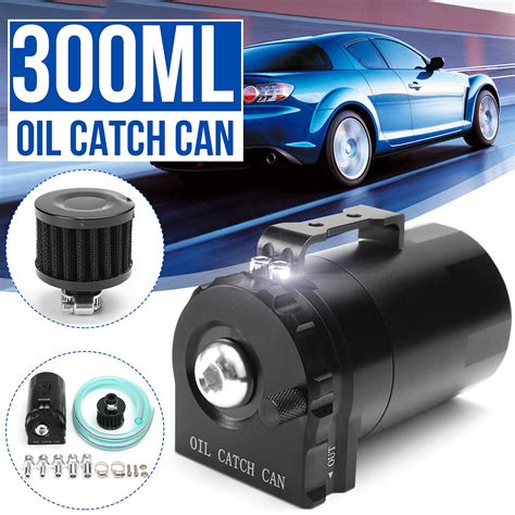 300ml Engine Catch Reservoir Breather Tank Oil Catch Can With Air