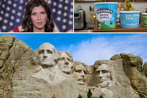 Governor Noem In Fight With Ben And Jerrys Over Mt Rushmore Tweet
