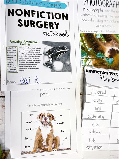 Nonfiction Text Features Surgery I Love 1st Grade