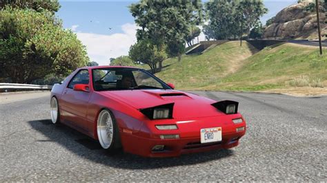 Gta V Mazda Rx7 Fc3s Mods Modification Review Youtube